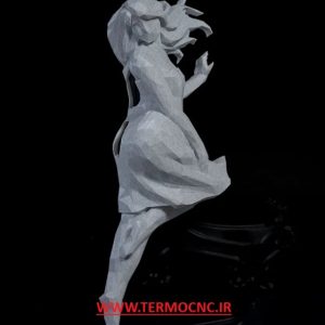 فایل سه بعدی شب خواب دیواری طرح فرشته