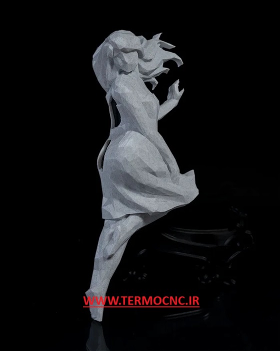 فایل سه بعدی شب خواب دیواری طرح فرشته