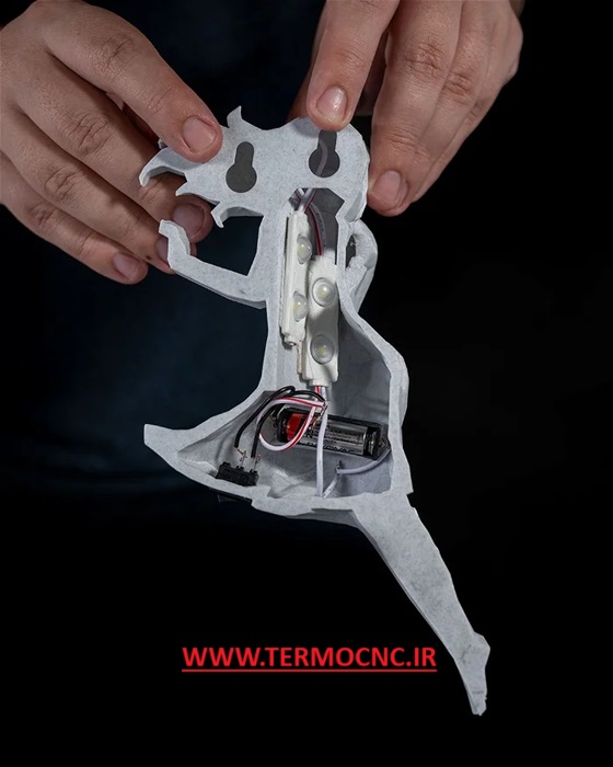 فایل سه بعدی شب خواب دیواری طرح فرشته