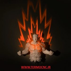 فایل سه بعدی شب خواب دیواری طرح مبارز