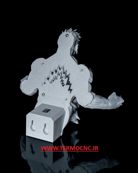 فایل سه بعدی شب خواب دیواری طرح مبارز