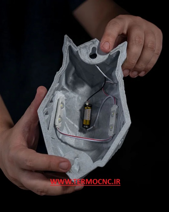 فایل سه بعدی شب خواب دیواری طرح جغد